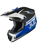 Off-road helmet HJC CS-MX II Tweek white-blue