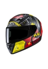 Kask integralny dziecięcy HJC Y10 Mika czarno-żółty + Gratisy