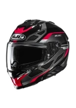 Kask integralny HJC i71 Zest czarno-czerwony + Gratisy