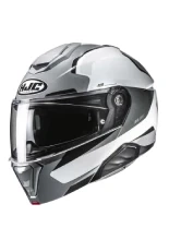 Kask szczękowy HJC i91 Felio szaro-biały + Gratisy