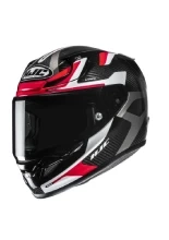 Kask integralny HJC RPHA 12 Carbon Xentra czarno-czerwony + Gratisy