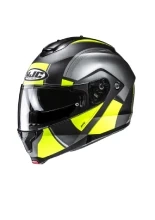 Kask szczękowy HJC C91N Jyn szaro-żółty + Gratisy