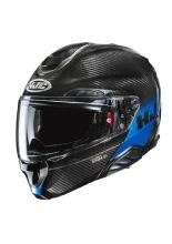 Kask szczękowy HJC RPHA 91 Carbon Elig czarno-niebieski + Gratisy