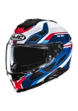 Kask integralny HJC i71 Zest niebiesko-czerwony + Gratisy