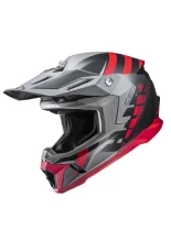 Kask enduro HJC C50 Mirage szaro-czerwony + Gratisy