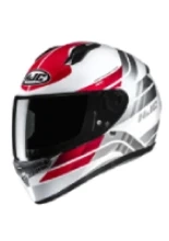 Kask integralny HJC C10 Hiper biało-czerwony + Gratisy