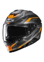 Kask integralny HJC i71 Zest czarno-pomarańczowy + Gratisy