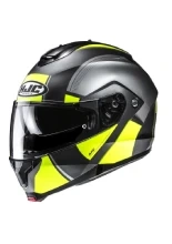 Kask szczękowy HJC C91N Jyn szaro-żółty + Gratisy