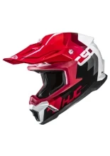 Kask enduro HJC C50 Primal czerwono-biały + Gratisy