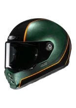 Kask integralny HJC V10 Hodu zielono-czarny + Gratisy