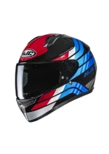Kask integralny HJC C10 Hiper czarno-czerwony + Gratisy