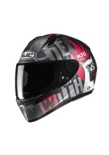 Kask integralny HJC C10 Fop szaro-czerwony + Gratisy