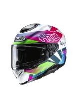 Kask integralny HJC RPHA 72 Goldy biało-zielony + Gratisy