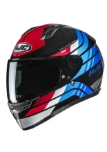 Kask integralny HJC C10 Hiper czarno-czerwony + Gratisy