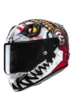 Kask integralny HJC RPHA 12 Kepina biało-czerwony + Gratisy