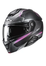 Kask szczękowy HJC i91 Felio szaro-różowy + Gratisy