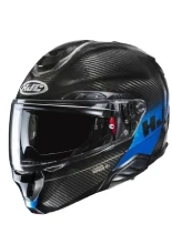Kask szczękowy HJC RPHA 91 Carbon Elig czarno-niebieski + Gratisy