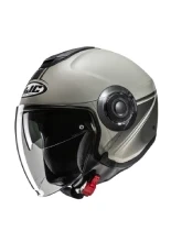 Kask otwarty HJC i40N Vision szary + Gratisy