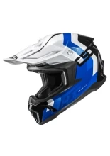 Kask enduro HJC C50 Primal biało-niebieski + Gratisy