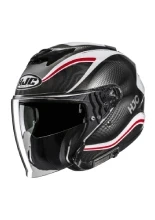 Kask otwarty HJC i31 Depe czarno-biały + Gratisy