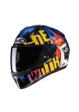 Kask integralny HJC C10 Fop czarno-niebieski + Gratisy