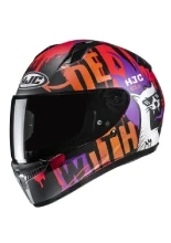 Kask integralny HJC C10 Fop czarno-czerwony + Gratisy