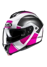 Kask szczękowy HJC C91N Jyn różowo-szary + Gratisy