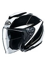 Kask otwarty HJC i30 Slight czarno-biały