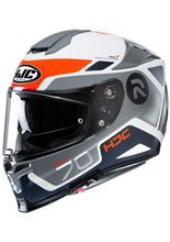 Kask integralny HJC RPHA 70 Shuky biało-szaro-pomarańczowy