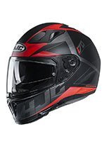 Kask integralny HJC i70 Eluma czarno-czerwony