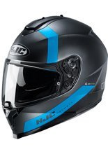 Kask integralny HJC C70 Eura czarno-niebieski