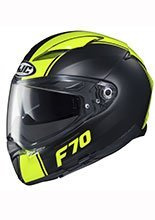 Kask integralny HJC F70 Mago czarno-fluo żółty