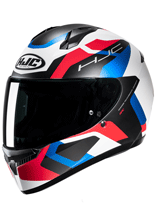 Kask integralny HJC C10 Tins biało-niebiesko-czerwony