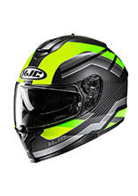 Kask integralny HJC C70N Belis czarno-zielony + Gratisy