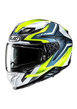 Kask integralny HJC F71 Fes żółto-niebieski