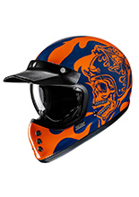 Kask integralny HJC V60 Flame czarno-czerwony + Gratisy