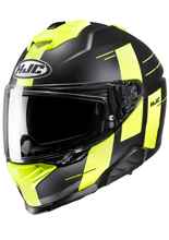 Kask integralny HJC i71 Peka czarno-żółty + Gratisy