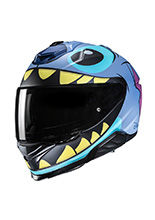 Kask integralny HJC i71 Stitch Disney niebieski + Gratisy