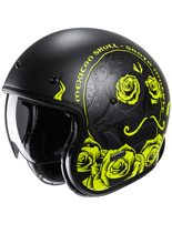 Kask otwarty HJC V31 Desto czarno-żółty + Gratisy