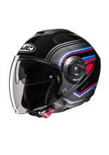 Kask otwarty HJC i40N Linia czarno-szary + Gratisy