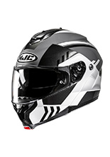 Kask szczękowy HJC C91N Kaon czarno-biały + Gratisy