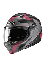 Kask szczękowy HJC F100 Bios różowo-szary + Gratisy